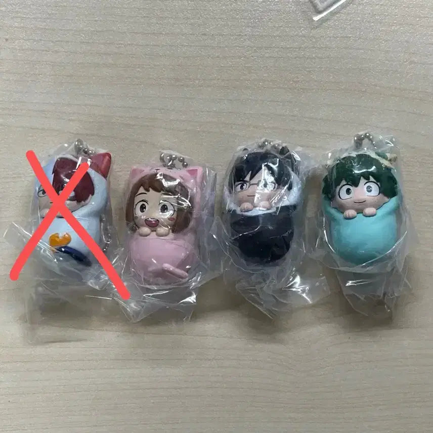 [BUNJANG] My Hero Academia Character Doll Keychain / 나의 히어로 아카데미아 캐릭터 인형 키체인 포대기