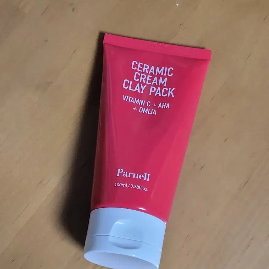 [BUNJANG] PARNELL AHA Schisandra Ceramic Cream Clay Pack Mud Pack / 파넬 아하 오미자 도자기 크림 클레이팩 머드팩