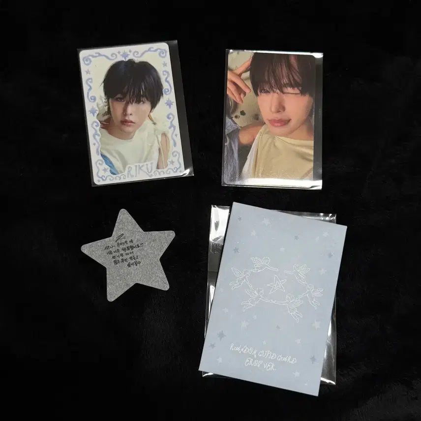 [BUNJANG] Riku Eros Photocard Set + Encore Handwritten Confetti / 리쿠 에로스 트레카 세트+앙콘 친필 컨페티