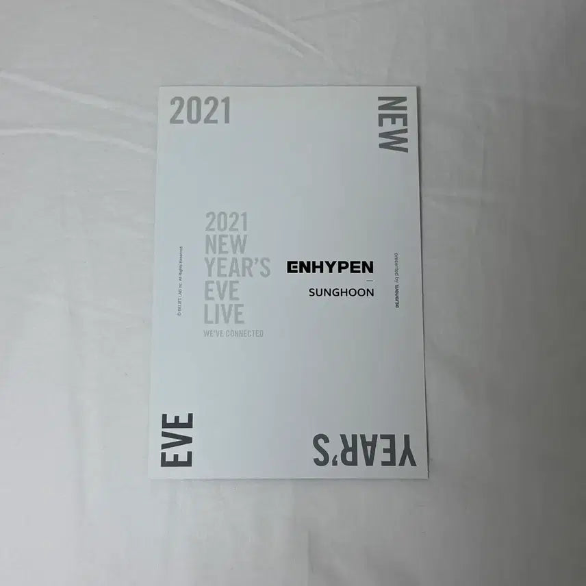 [BUNJANG] ENHYPEN Sunghoon 2021 Weverse Con New Year&