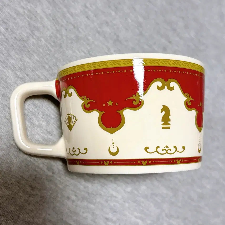 [BUNJANG] Ace Attorney Pop Mart Kuzuchi Mitsurugi Teacup Cup &amp; Saucer Set / 역전재판 팝마트 쿠지 미츠루기 찻잔 컵 소서 세트