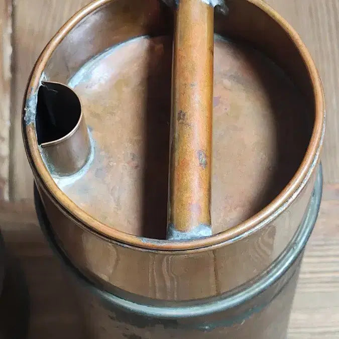 [BUNJANG] Vintage Copper Cylindrical Water Container / 근대사 빈티지 구리 원통 물통