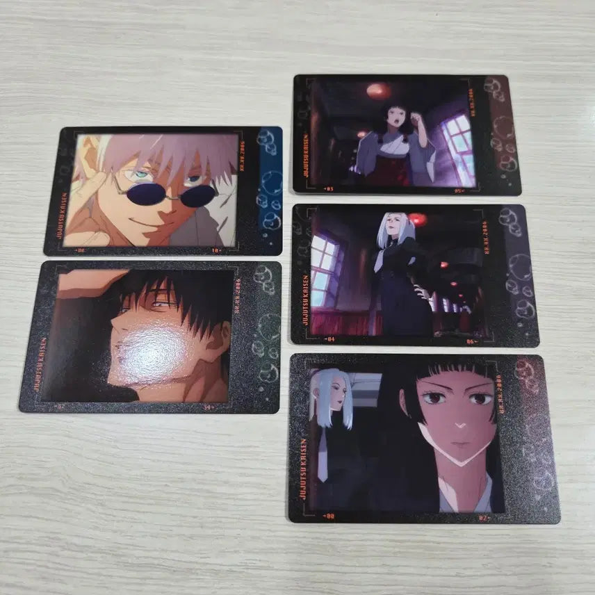 [BUNJANG] Jujutsu Kaisen Snap Mild Card Gojo Bundle Set / 주술회전 스냅마이드 카드 고죠 등 일괄 판매