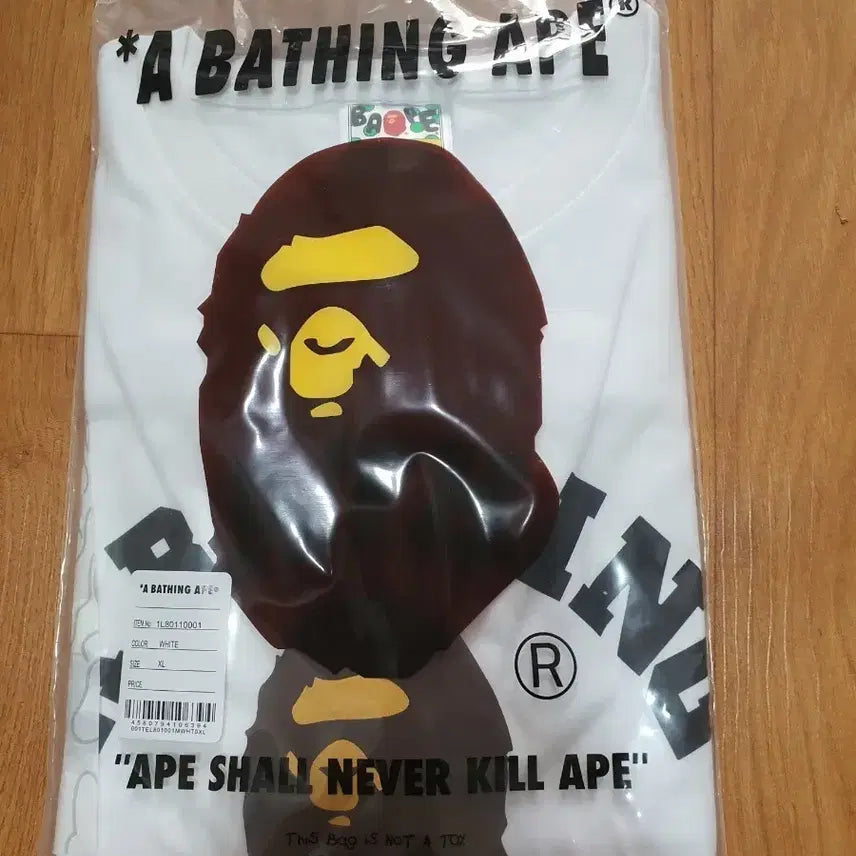 [BUNJANG] A Bathing Ape Graphic Print T-Shirt White XL / A Bathing Ape 베이프 반팔 티셔츠 XL 화이트