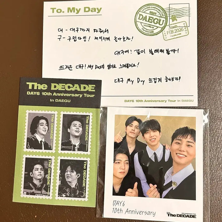 [BUNJANG] DAY6 Daegu Concert Goods &amp; Rosé Photocard Bundle / 데이식스 대구콘 &amp; 로제 포카