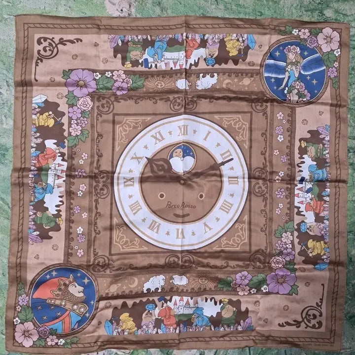 [BUNJANG] Studio Ghibli Whisper of the Heart Large Rare Handkerchief / 희귀)[단종]지브리 귀를 기울이면 빅 대형 손수건