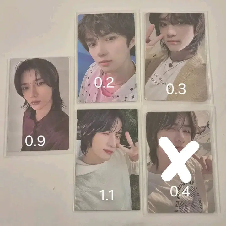 [BUNJANG] TXT Beomgyu Lucky Draw Photocard (Moa Kit, Ball Cap Ver.) / 투바투 범규 포카 판매 모아키트 볼콕 초대 럭드 에이알