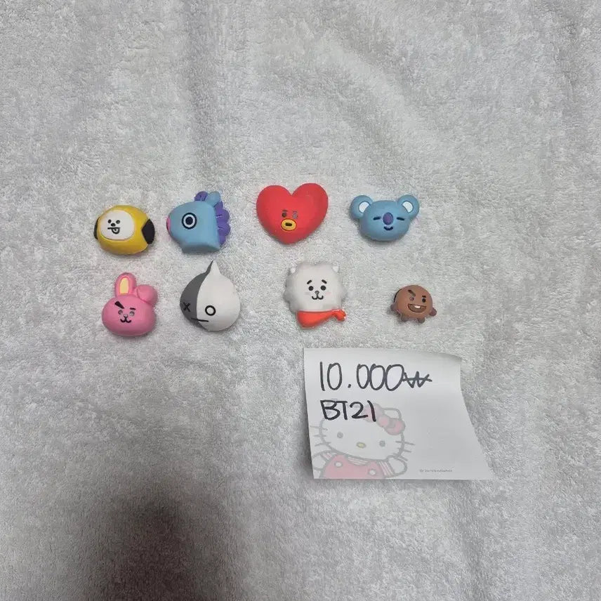 [BUNJANG] BT21 Character Jibbitz Set / BT21 지비츠