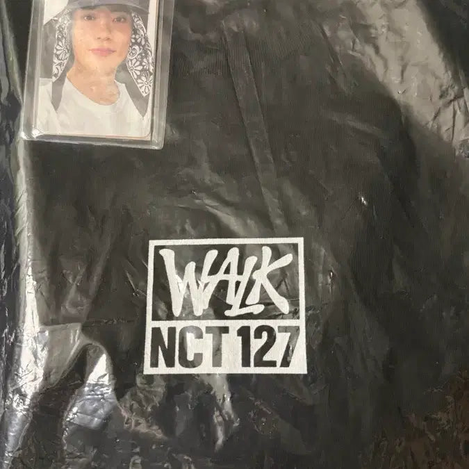 [BUNJANG] NCT127 WALK BbingBbing Pop-up MD T-Shirt Black / (미개봉) NCT127 WALK 삐그덕 팝업 MD 티셔츠 블랙