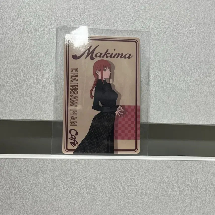 [BUNJANG] Chainsaw Man Makima Collaboration Cafe Pop-up Store Exclusive Card / 체인소맨 (마키마) 메뉴 특전 카드 콜라보 카페 팝업 굿즈