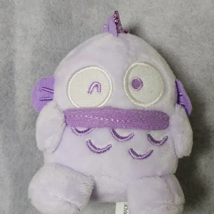 [BUNJANG] Sanrio Hangyodon Pastel Purple Doll Keychain / 산리오 한교동 파스텔 퍼플 보라색 인형 키링