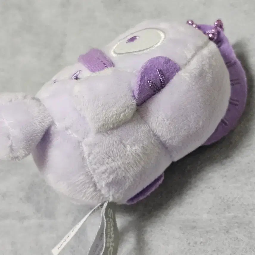 [BUNJANG] Sanrio Hangyodon Pastel Purple Doll Keychain / 산리오 한교동 파스텔 퍼플 보라색 인형 키링