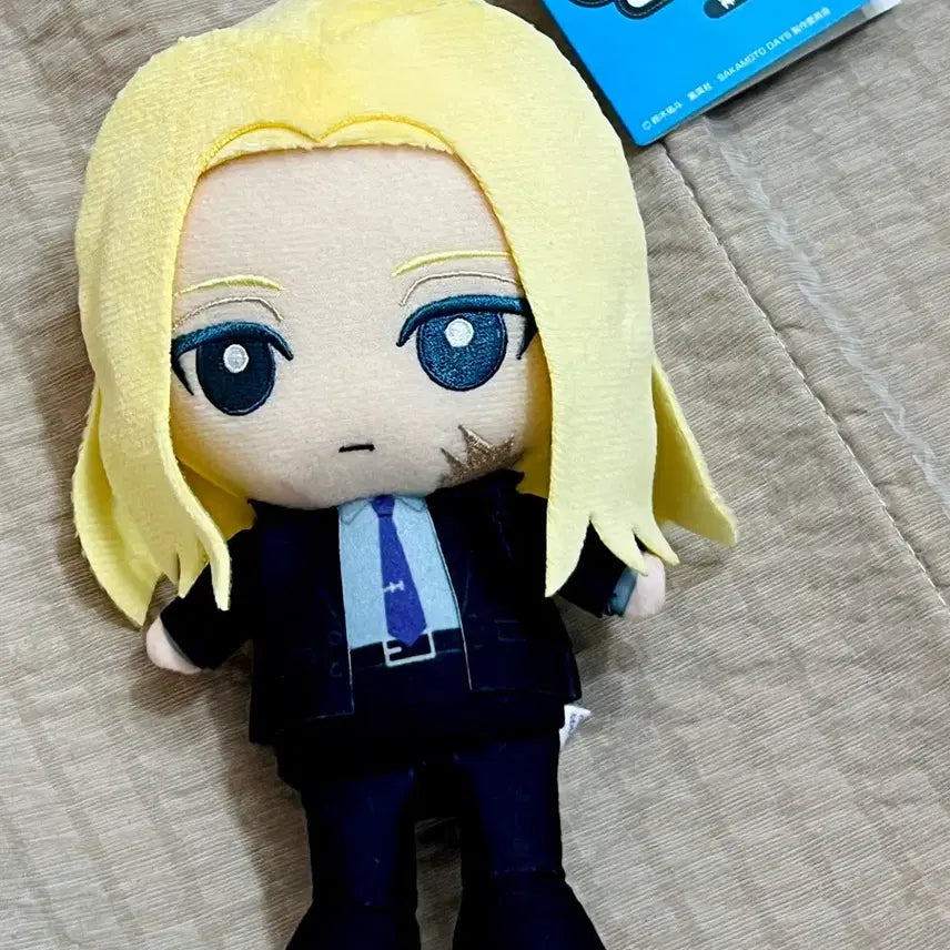 [BUNJANG] Sakamoto Days Shibah Chibi Plush Doll / 사카모토 데이즈 시시바 Chibi 누이구루미