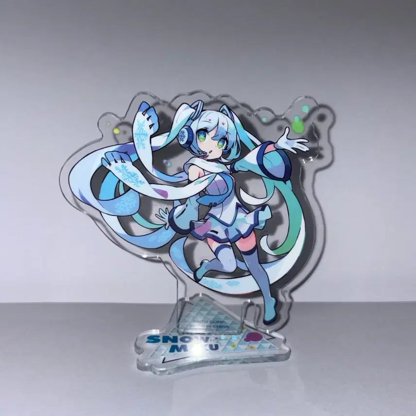 [BUNJANG] Hatsune Miku Snow Miku 2011 Acrylic Stand / 2011 유키미쿠 스노우미쿠 아크릴 스탠드 하츠네미쿠