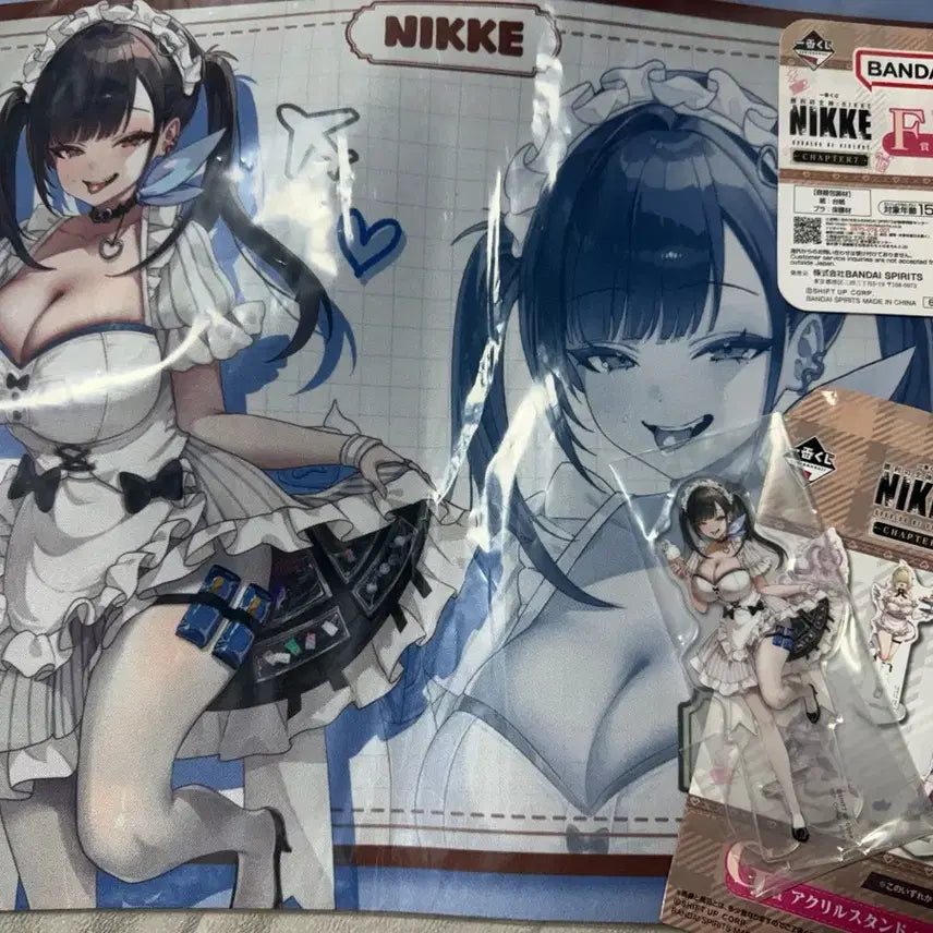 [BUNJANG] Niche Sora F-Tier Table Mat + G-Tier Acrylic Stand Set + Bonus Gift / 니케 F상 소라 매트 + G상 소라 아크릴스탠드 세트+사은품