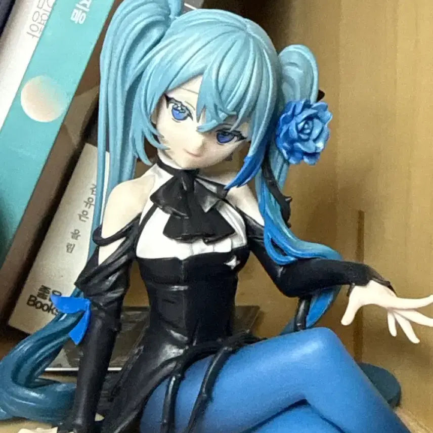 [BUNJANG] Furyu Hatsune Miku Noodle Stopper Flower Fairy Blue Rose Full Box / 후류 미쿠 누들 스토퍼 플라워 페어리 블루 로즈 풀박스