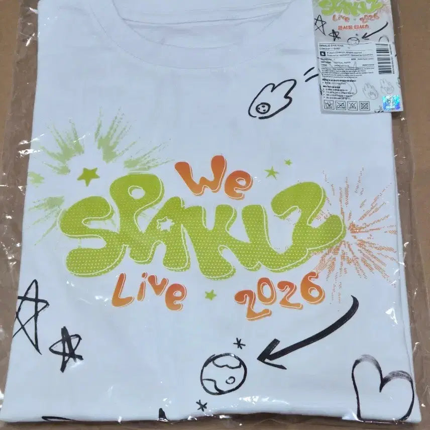[SOLD OUT] 레진 스파클즈 콘서트 티셔츠 (포카x)