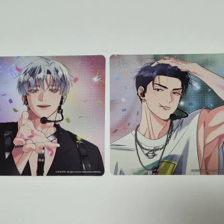 [BUNJANG] Sparkles Resin Stage Fancam Postcard Set A &amp; B - Pair 1 (Is You, My Lovely You) / 스파클즈 레진스테이지 직캠엽서 A,B 페어1세트-이사너 이리사랑스러운너