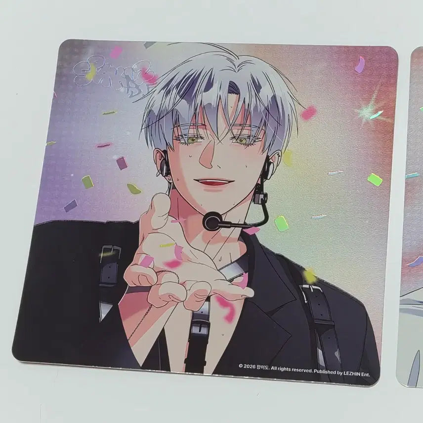[BUNJANG] Sparkles Resin Stage Fancam Postcard Set A &amp; B - Pair 1 (Is You, My Lovely You) / 스파클즈 레진스테이지 직캠엽서 A,B 페어1세트-이사너 이리사랑스러운너