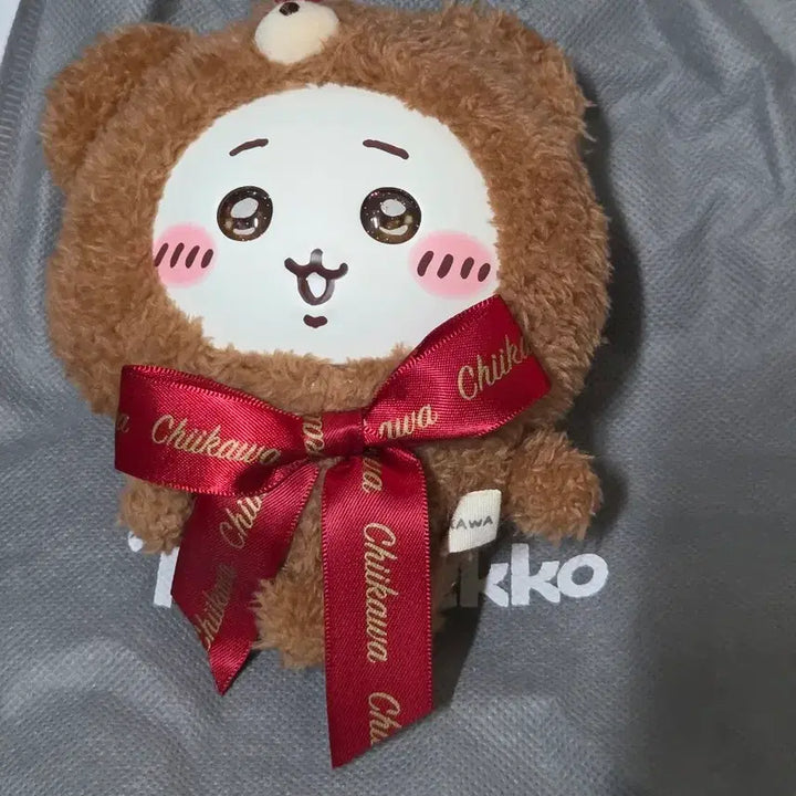 [BUNJANG] Chikawa Kirameko Teddy Bear Plush Charm / 키라메코 테디베어 치이카와