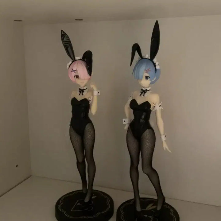 [BUNJANG] Re:Zero Rem Ram Bunny Girl Figure Set / 리제로 렘 람 바니걸 피규어 세트