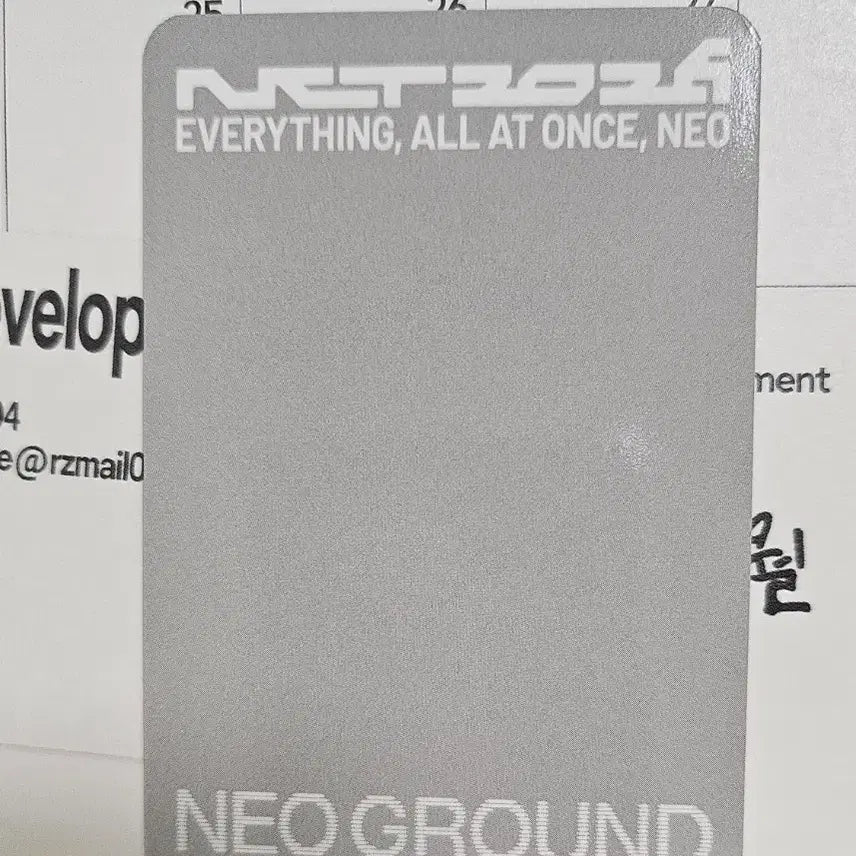 [BUNJANG] NCT WISH Sion Neo Ground Pop-up Entry Photocard / 네오그라운드 팝업 입장 포카 엔시티위시 시온
