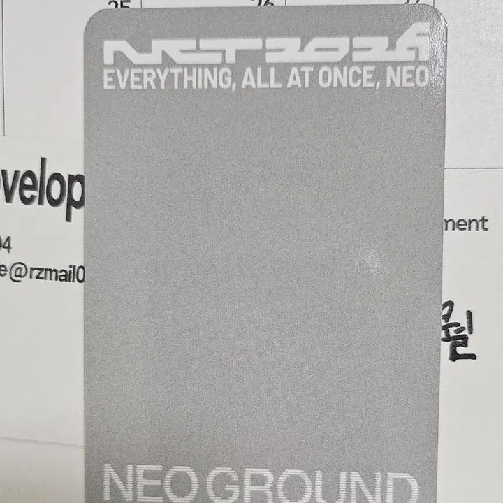 [BUNJANG] NCT WISH Sion Neo Ground Pop-up Entry Photocard / 네오그라운드 팝업 입장 포카 엔시티위시 시온