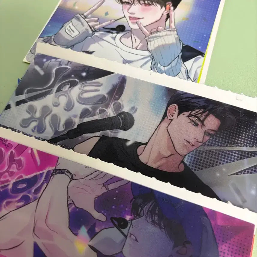 [BUNJANG] Sparkles Popup Limited Run Lenticular Ticket Postcard Bundle Set / 스파클즈 팝업 ) 리미티드런 렌티 티켓 엽서 일괄