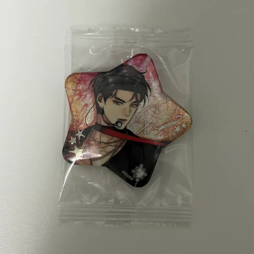 [BUNJANG] Sparkles Resin Popup Can Badge Ryuiian / 스파클즈 레진 팝업 캔뱃지 해빙곡선 류이안