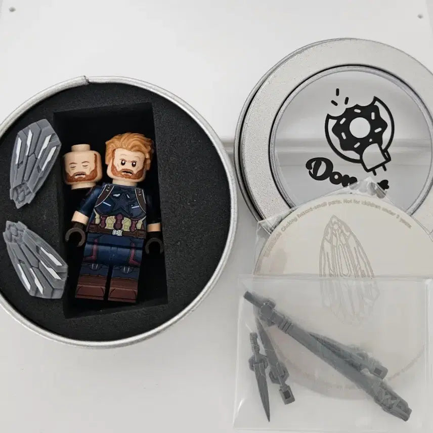 [BUNJANG] LEGO Custom Donutbrick Iron Man Captain America / 레고 커스텀 도넛브릭 인워 캡틴아메리카