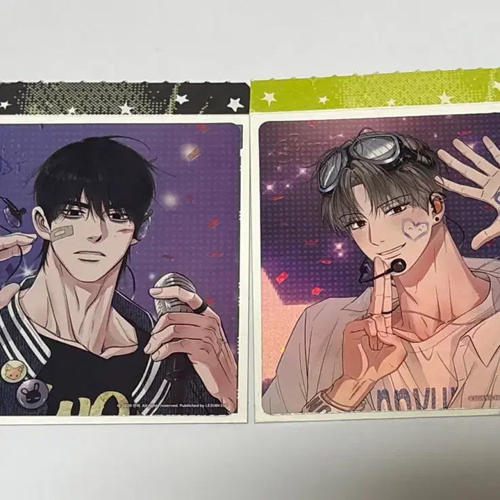 [BUNJANG] Sparkles Resin Popup Unsealed Fancam Postcard Set / 스파클즈 레진 팝업 언슬립 직캠 엽서 세트