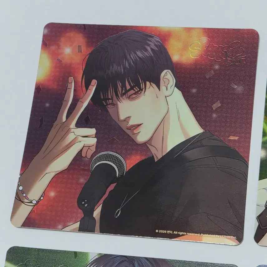[BUNJANG] Sparkles Resin Stage Fancam Postcard - Bundle Set (Yeonhwacheop, Sarangeun Hwansang, Geomeun Mokma) / (일괄)스파클즈 레진스테이지 직캠엽서-야화첩 윤승호,사랑은환상,검은목마