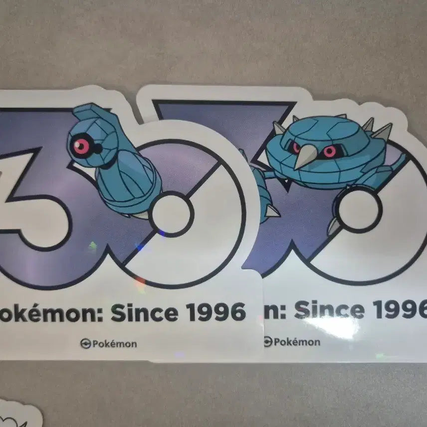[BUNJANG] Pokemon 30th Anniversary Stickers: Metang &amp; Metang Slag / 매탕 메탕구 30주년 포켓몬 스티커