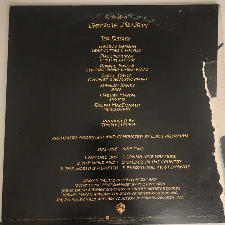 [BUNJANG] George Benson In Flight LP Vinyl Album / 추천 일본반 조지 벤슨 George Benson In Flight LP