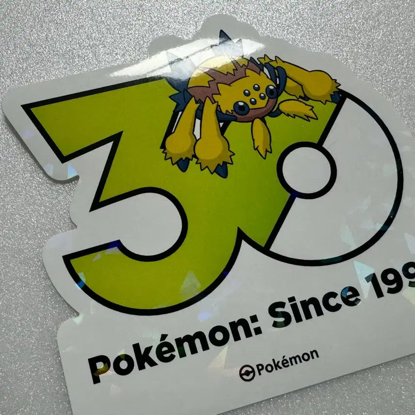 [BUNJANG] Pokemon 30th Anniversary Logo Sticker Packchoo + Jentula / 포켓몬 30주년 로고 스티커 파쪼옥 + 전툴라
