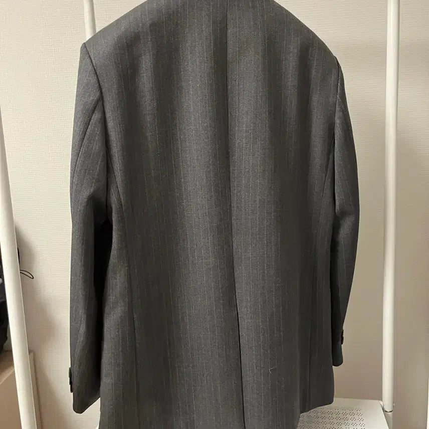 [BUNJANG] Bellier Nomad Stripe Jacket Grey / 벨리에 시티 노마드 스트라이프 자켓 그레이 4