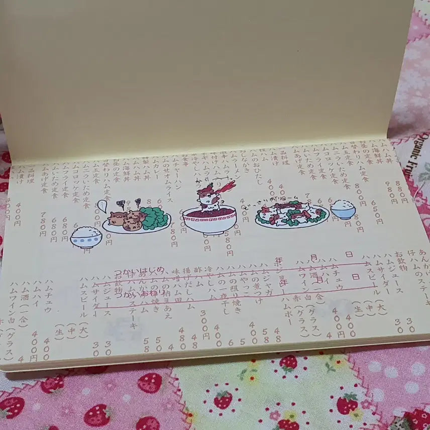 [BUNJANG] San-X Heisei Hamster Restaurant Piggy Bank Account Book / 산엑스 헤이세이 햄스터 식당 용돈 기입장 (가계부)