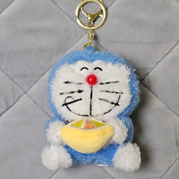 [BUNJANG] Boksl Doraemon Plush Keychain / (새상품) 복슬 도라에몽 인형 키링