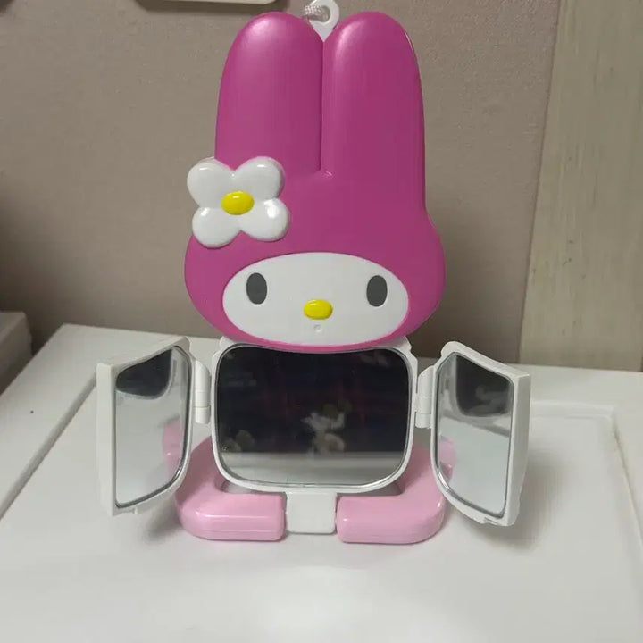 [BUNJANG] Vintage My Melody Pink Standing Mirror / 고전 마이멜로디 핑크