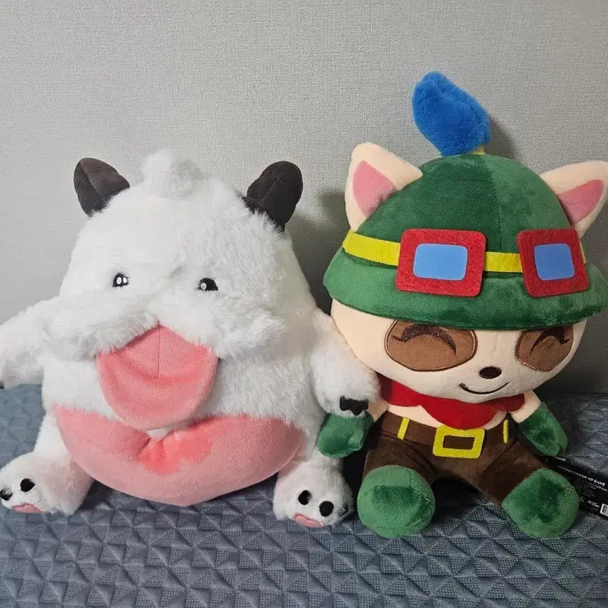 [BUNJANG] League of Legends Poro &amp; Teemo Plush Set / (일괄)리그오브레전드 롤 포로 티모 인형