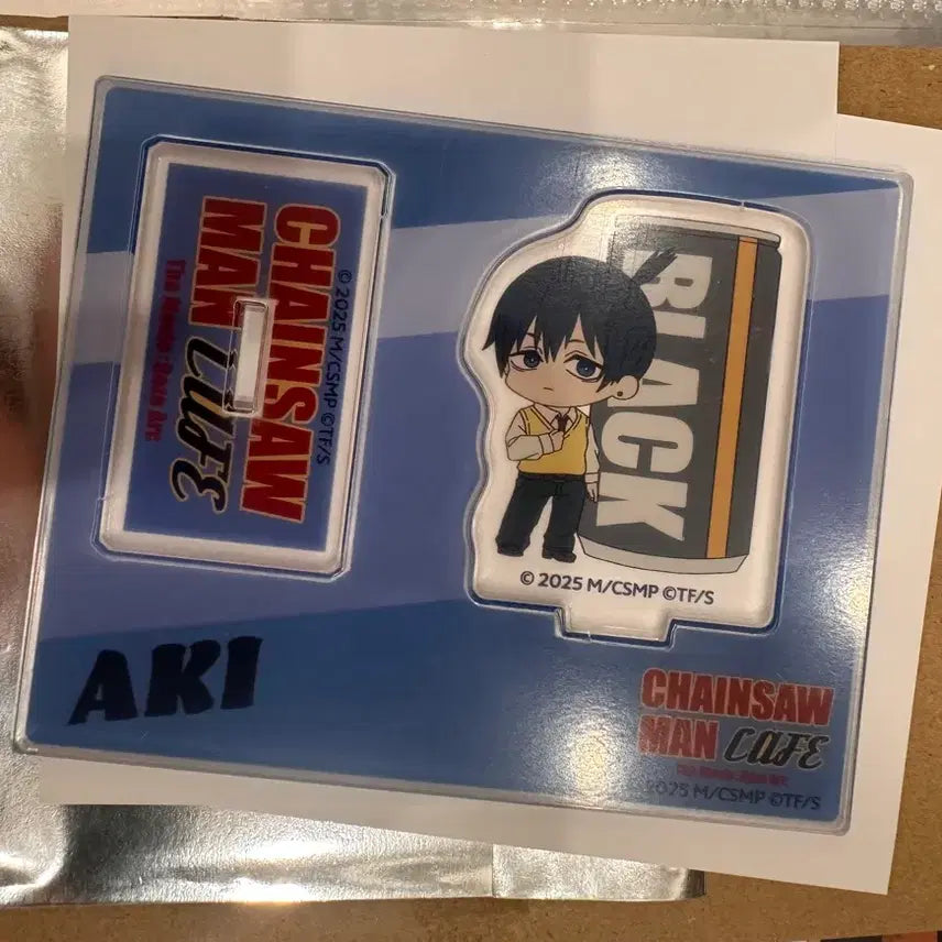 [BUNJANG] Chainsaw Man Aki Cafe Pop-up SD Acrylic Stand / 체인소맨 아키 카페 팝업 sd아크릴스탠드.