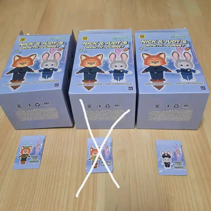 [BUNJANG] Top Toy Zootopia Judy &amp; Nick Plush Keychain / 탑토이 주토피아 주디,닉 인형키링