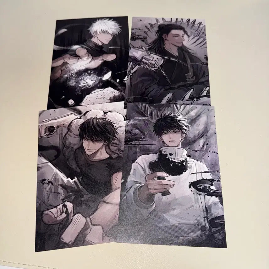 [BUNJANG] Jujutsu Kaisen Gojo, Geto, Toji, Yuta Postcard Bundle Set / 주술회전 고죠 게토 토우지 유타 비공굿 엽서 일괄