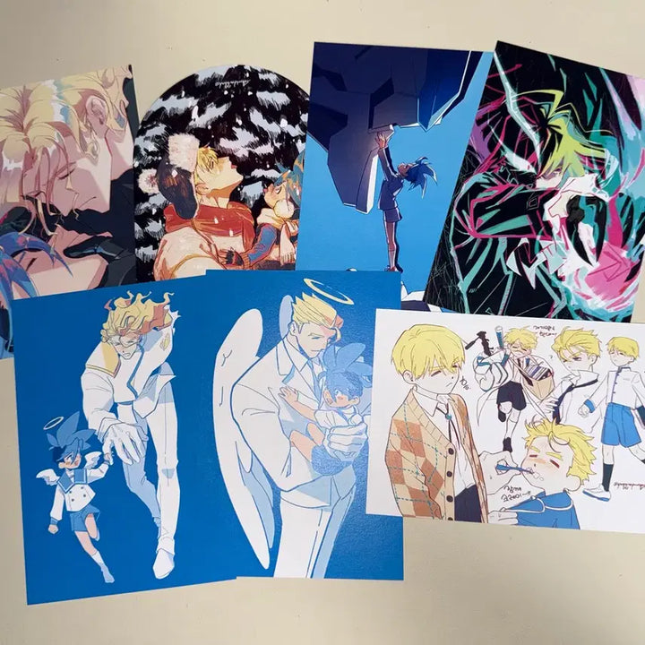 [BUNJANG] Promare Lio Galo Kurei Unofficial Postcard Set / 프로메어 리오 갈로 크레이 비공굿 엽서 세트