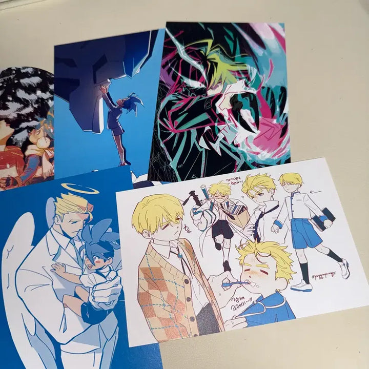 [BUNJANG] Promare Lio Galo Kurei Unofficial Postcard Set / 프로메어 리오 갈로 크레이 비공굿 엽서 세트