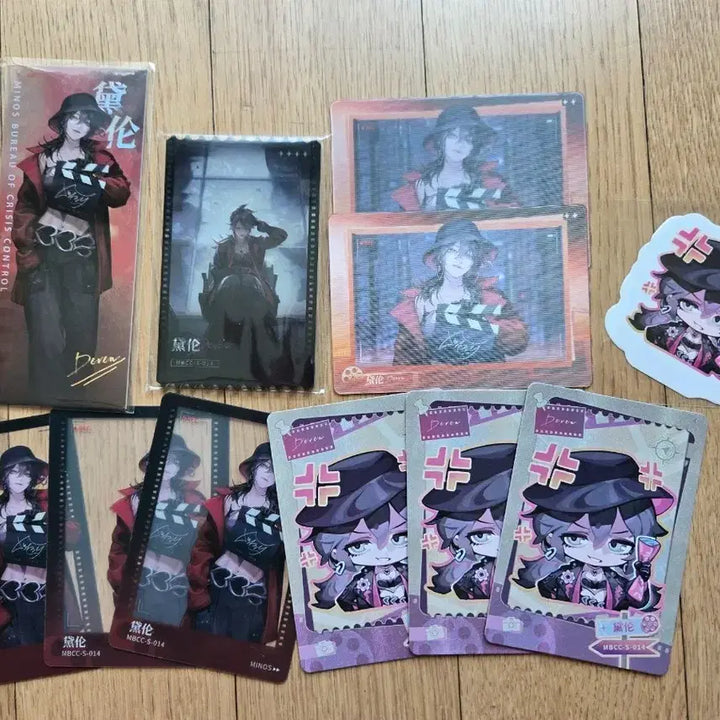 [BUNJANG] Mugimido Hit Card Series 2 - Daren Bundle Set / 무기미도 힛카드 히트카드 두번째 시리즈 데렌6종 일괄