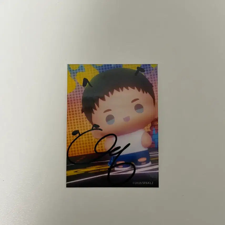 [BUNJANG] Resin Sparkles Mini Photo Backlight Baek Young-woon Entry Benefit / 레진 스파클즈 뽀시래기 미니 포토 백라이트 백영운 입장 특전 양도