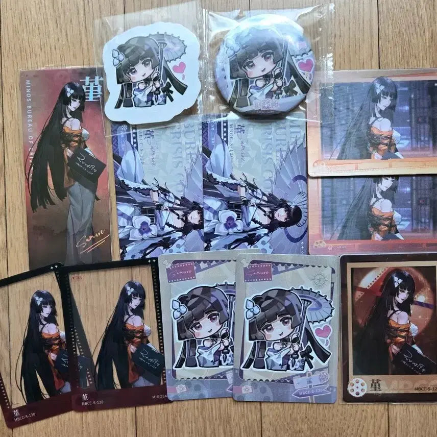 [BUNJANG] Mugyemido Hit Card Second Series Jin (Set of 8 Types, 12 Cards) / 무기미도 히트카드 힛카드 두번째시리즈 진 8종