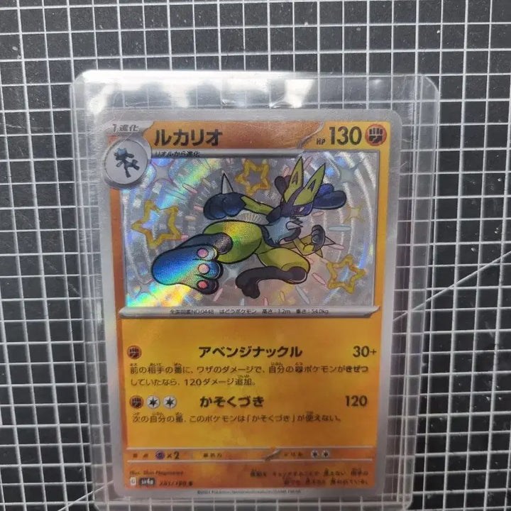[BUNJANG] Pokemon Card Shiny Lucario S Japanese / 일판 포켓몬카드 이로치 루카리오S