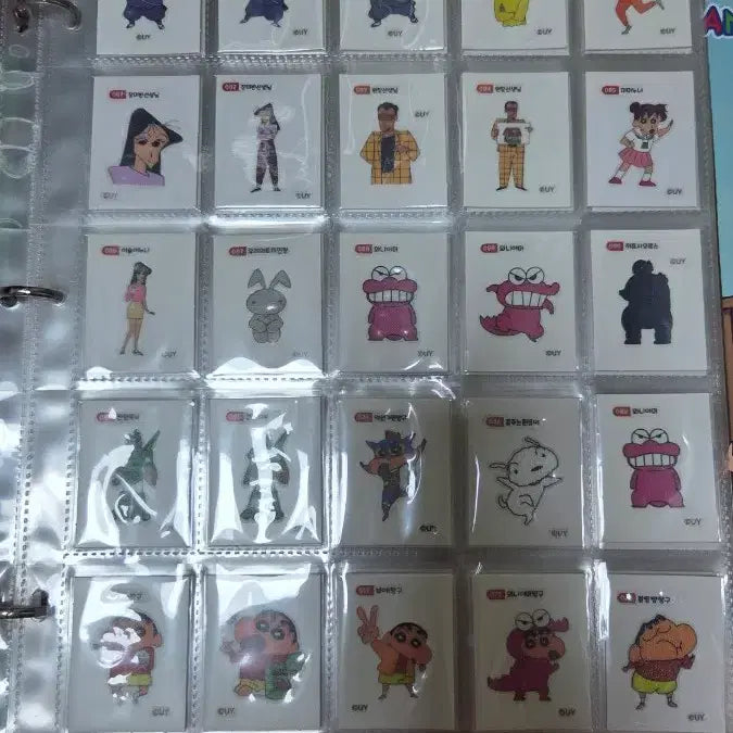 [BUNJANG] Crayon Shin-chan Jelly Seal Set (91 Types) / 짱구 젤리씰 91종 전종 판매